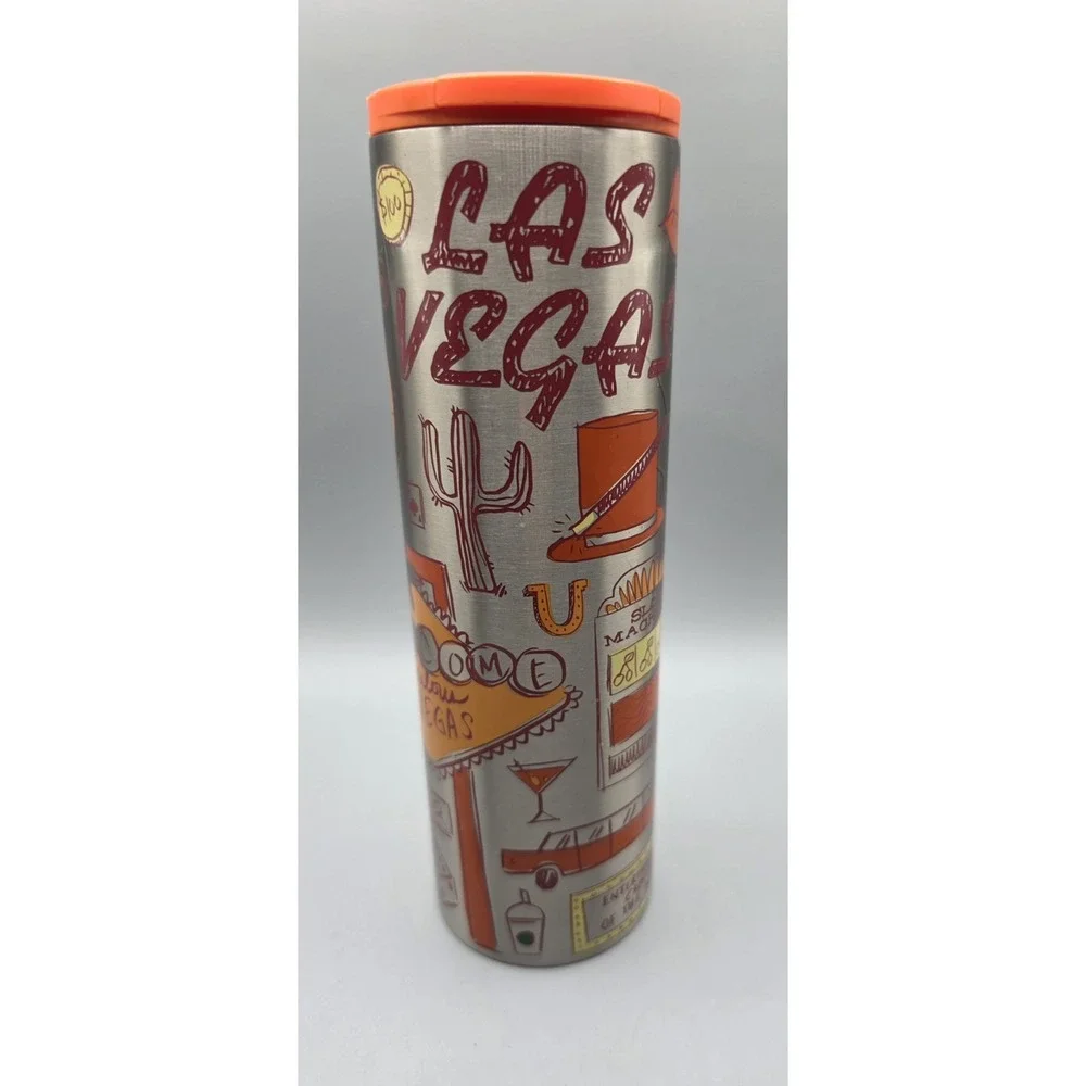 Starbucks Tumbler Las Vegas '21 Been There Series Insulated Stainless Steel 16Oz